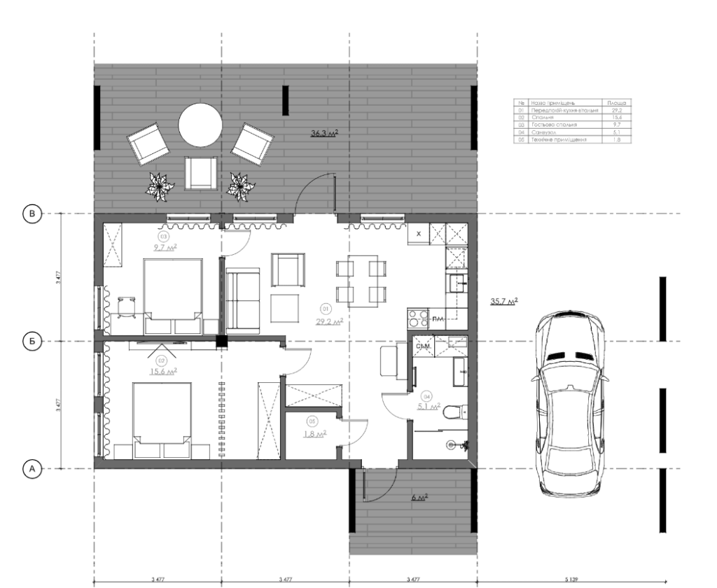 План будинку