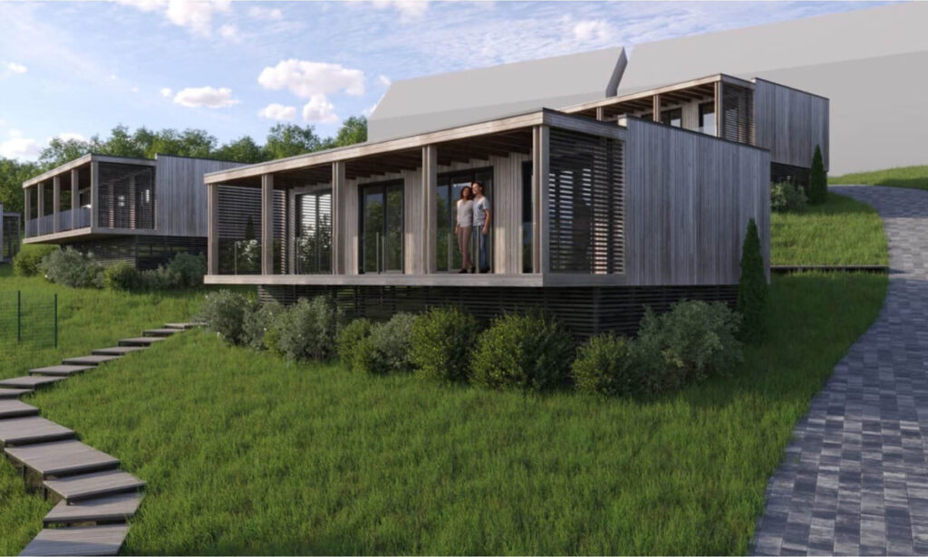 Модульний будинок для загородного комплексу Forest Cube