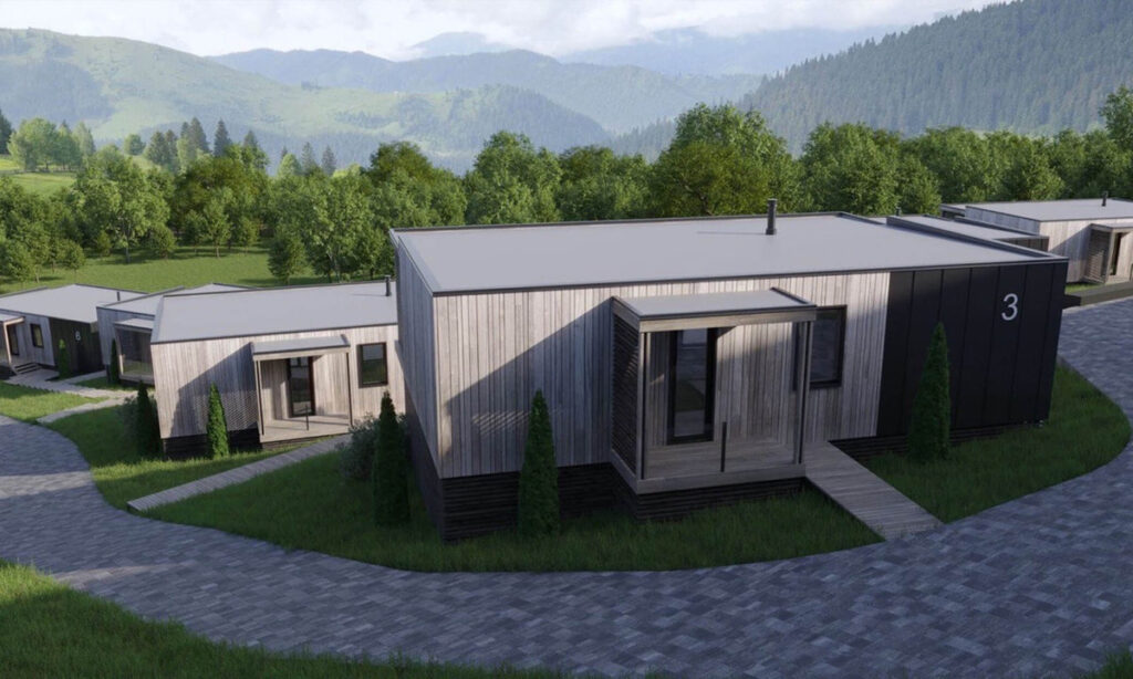 Модульний будинок під орендний бізнес Forest Cube