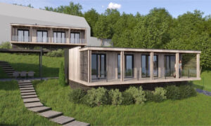 Модульний будинок під орендний бізнес Forest Cube