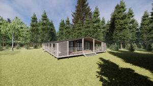 Модульний будинок для великої сім'ї Nordic Huge