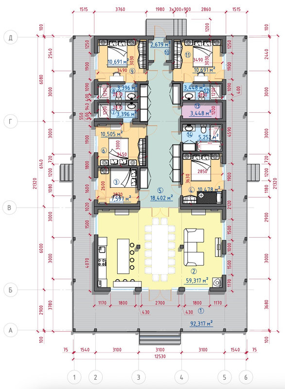 План будинку