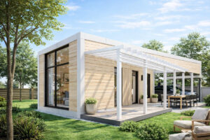 Сучасний модульний будинок для постійного життя Base 45