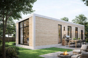 Сучасний модульний будинок для постійного життя Base 45