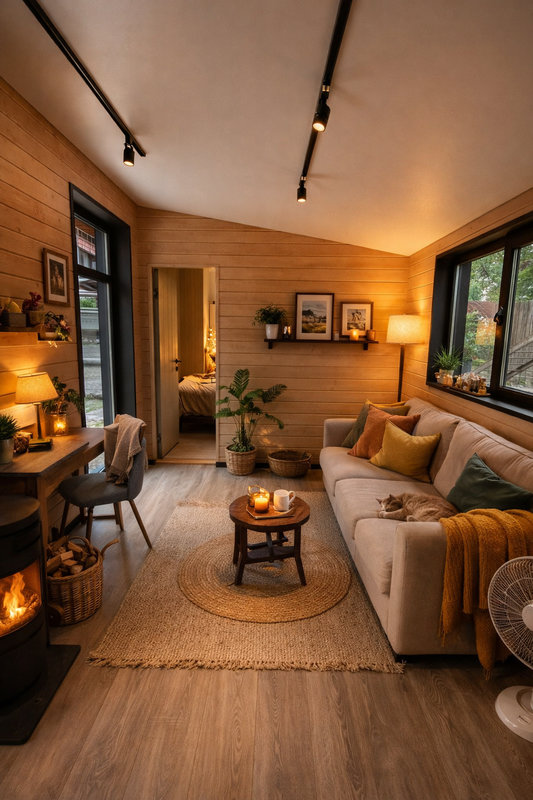 Сучасний модульний будинок для постійного життя Base 45