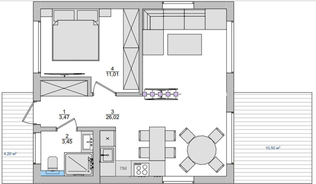 План будинку