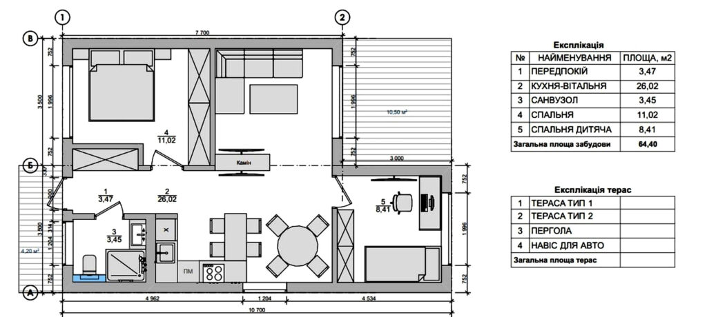 План будинку