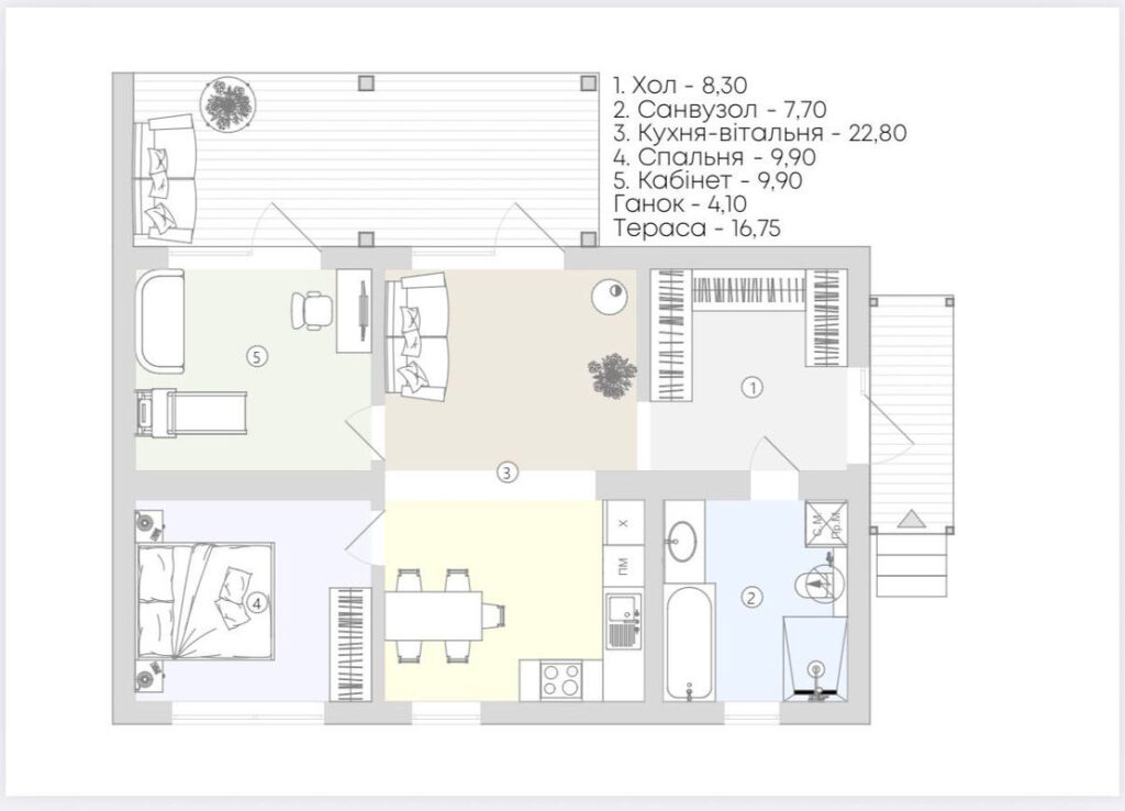 План будинку