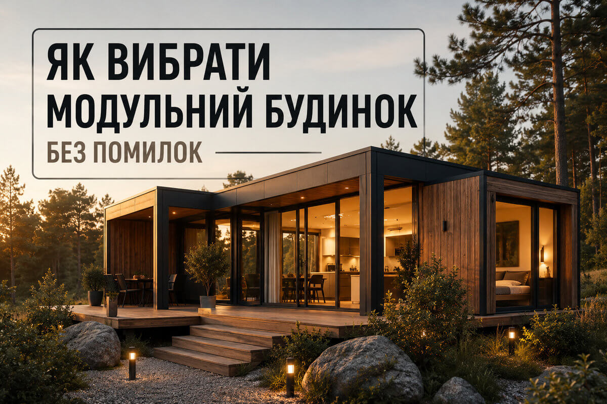 Як вибрати модульний будинок без помилок